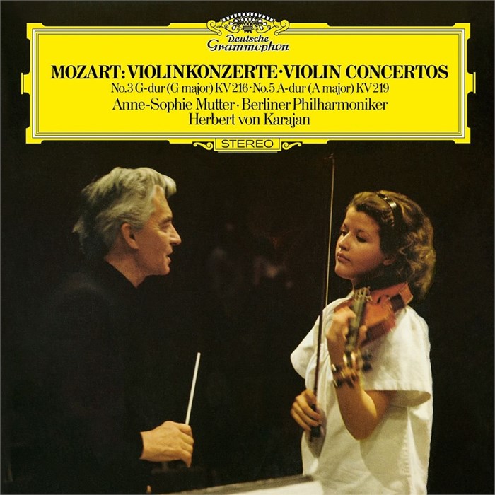 ANNE-SOPHIE MUTTER BERLINER PHILHARMONIKER HERBERT VON KARAJAN - MOZART:VIOLINKONZERTE VIOLIN CONCERTOS 028947963332 - фото 2855