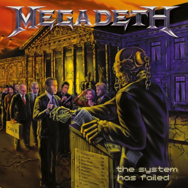 MEGADETH - THE SYSTEM HAS FAILED 4050538374049 - фото 2894
