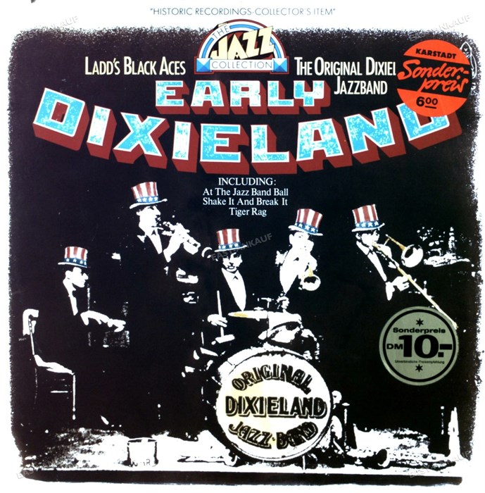 EARLY DIXIELAND - THE ORIGINAL DIXIELAND JAZZ BAND LADD'S BLACK ACES 6434 902 - фото 3393