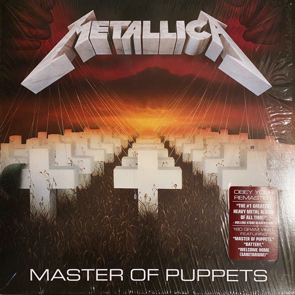 METALLICA - MASTER OF PUPPETS (USA REM ED) 858978005219 - фото 3648