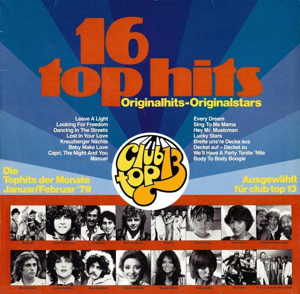 VARIOUS ARTISTS - 16 TOP HITS JANUAR/FEBRUAR 79 38 053 5 - фото 3959