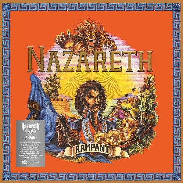 NAZARETH - RAMPANT (BLUE COLOURED VINYL) 4050538466188 - фото 4648
