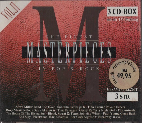 VARIOUS ARTISTS - THE FINEST MASTERPIECES  IN POP & ROCK VOL.II 077779640119