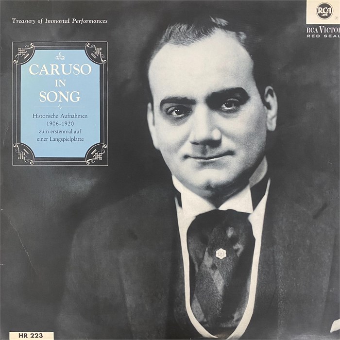 CARUSO IN SONG - HISTORISCHE AUFNAHMEN 1906-1920 HR 223