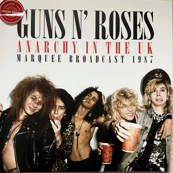 GUNS N' ROSES - ANARCHY IN THE  UK MARQUEE BROADCAST 1987(COLOURED VINYL) 803341534254
