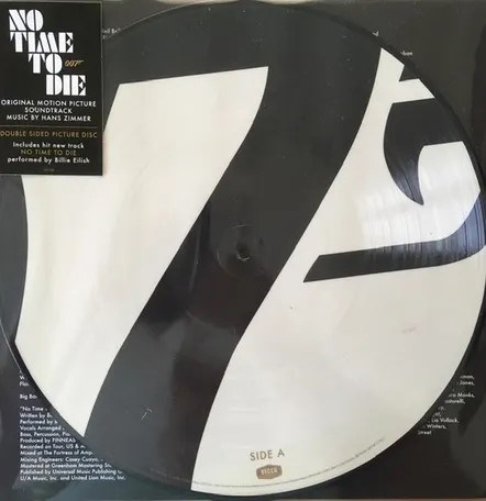 OST - NO TIME TO 007 DIE (PICTURE VINYL) 6024338073986