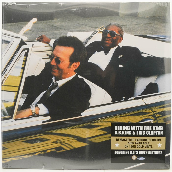 B.B. KING & ERIC CLAPTON - RIDING WITH THE KING (GOLD VINYL) 820200336361