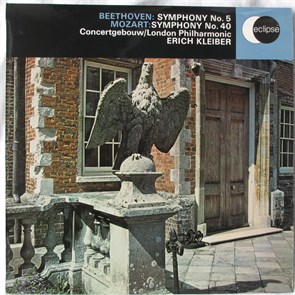 BEETHOVEN SYMPHONY №5, MOZART SYMPHONY № 40 - Concertgebouworkest, The London Philharmonic Orchestra, ERICH KLEIBER ECM 518