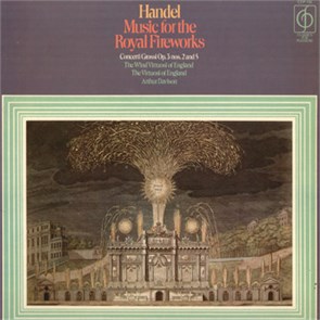 WIND VIRTUOSI OF ENGLAND/VIRTUOSI OF ENGLAND/DAVISON - HANDEL MUSIC FOR THE ROYAL FIREWORKS CFP 105