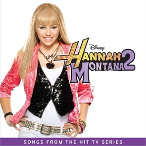 OST - HANNAH MONTANA 2 (BLACK & WHITE SPLATTER VINYL) 050087594169