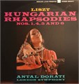 DORATI MERCURY LONDON SYMPHONY - LISZT: HUNGARIAN RHAPSODIES NOS.1,4,5 AND 6 SR90371