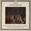 HANDEL - ODE FOR THE BIRTHDAY OF QUEEN ANNE ANTHEM FOR THE FOUNDLING HOSPITAL DSLO 541